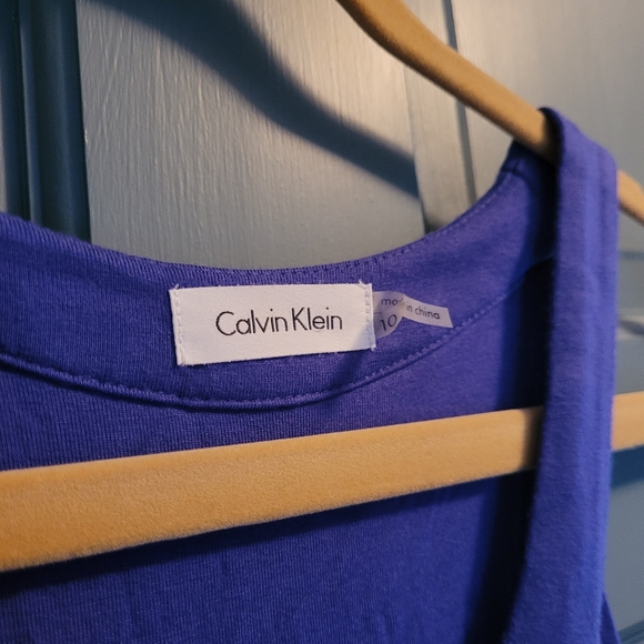 Calvin Klein Purple Dress Size 10 - Picture 2 of 2
